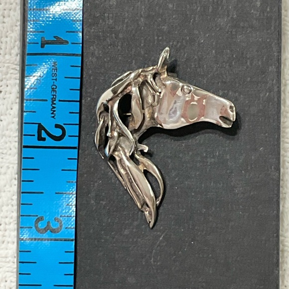 Gorgeous Horse Head Pendant .925 - Picture 9 of 11